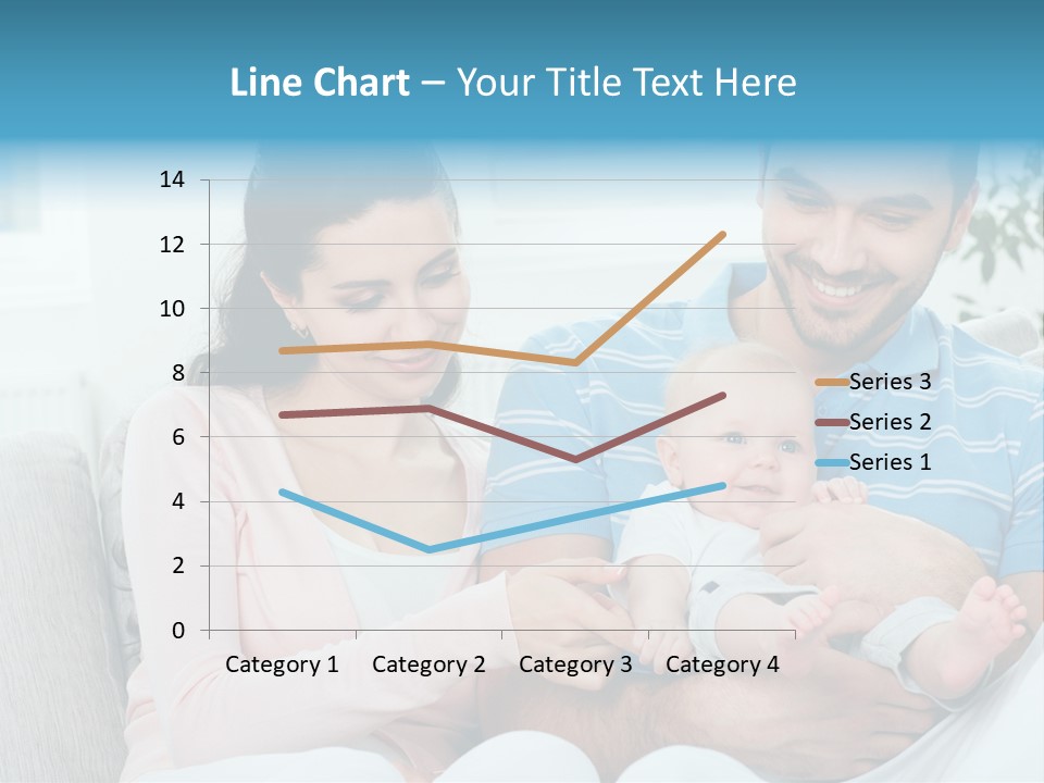 Mother Child Father PowerPoint Template
