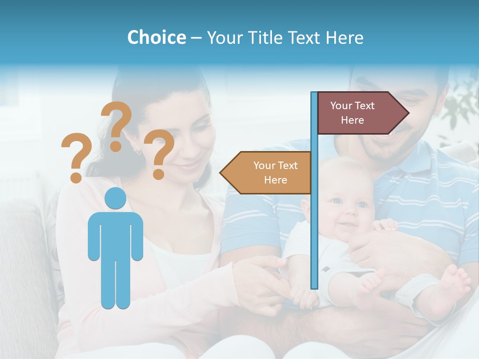 Mother Child Father PowerPoint Template