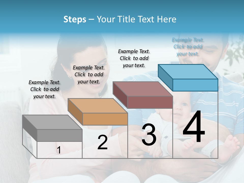 Mother Child Father PowerPoint Template