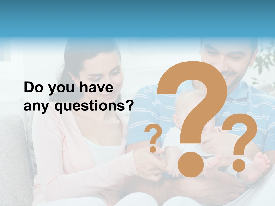 Mother Child Father PowerPoint Template