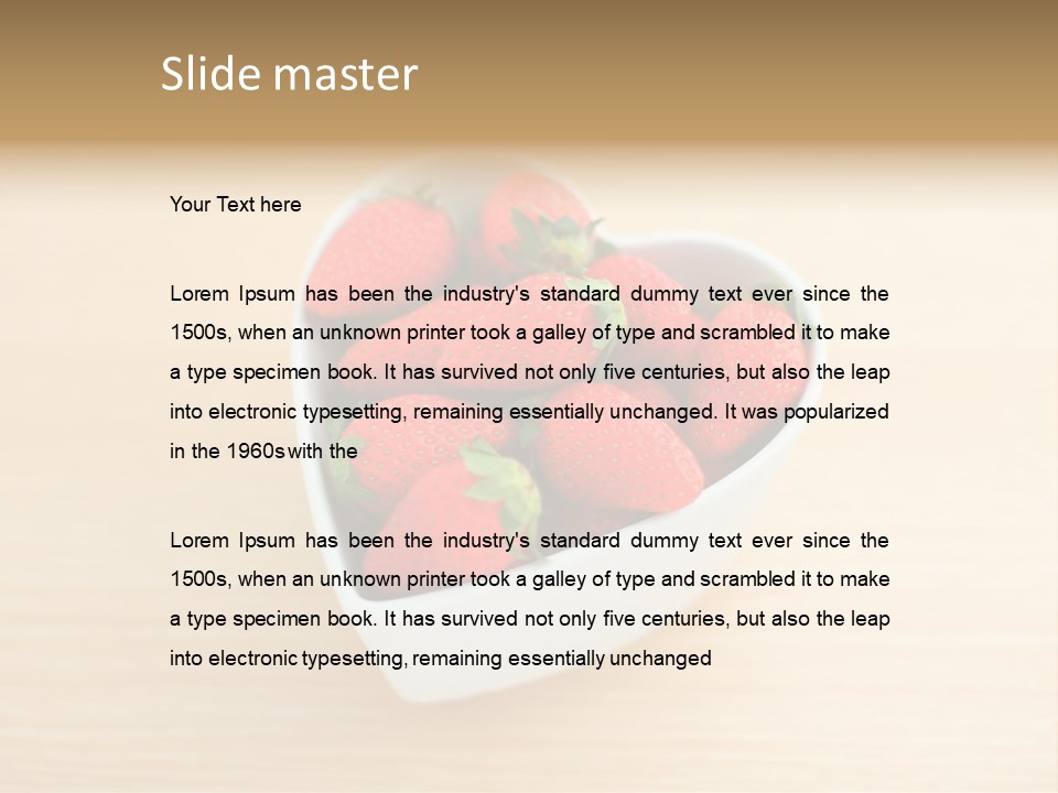 Fresh Brown Wooden PowerPoint Template