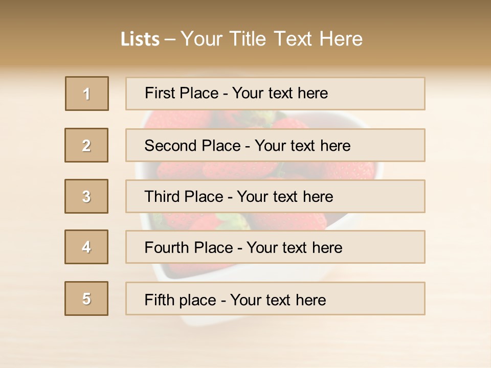 Fresh Brown Wooden PowerPoint Template