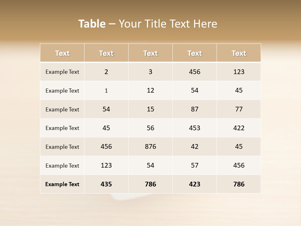 Fresh Brown Wooden PowerPoint Template