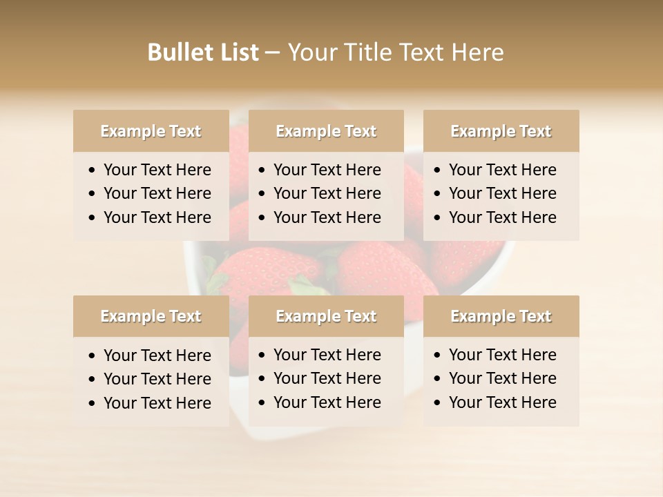 Fresh Brown Wooden PowerPoint Template