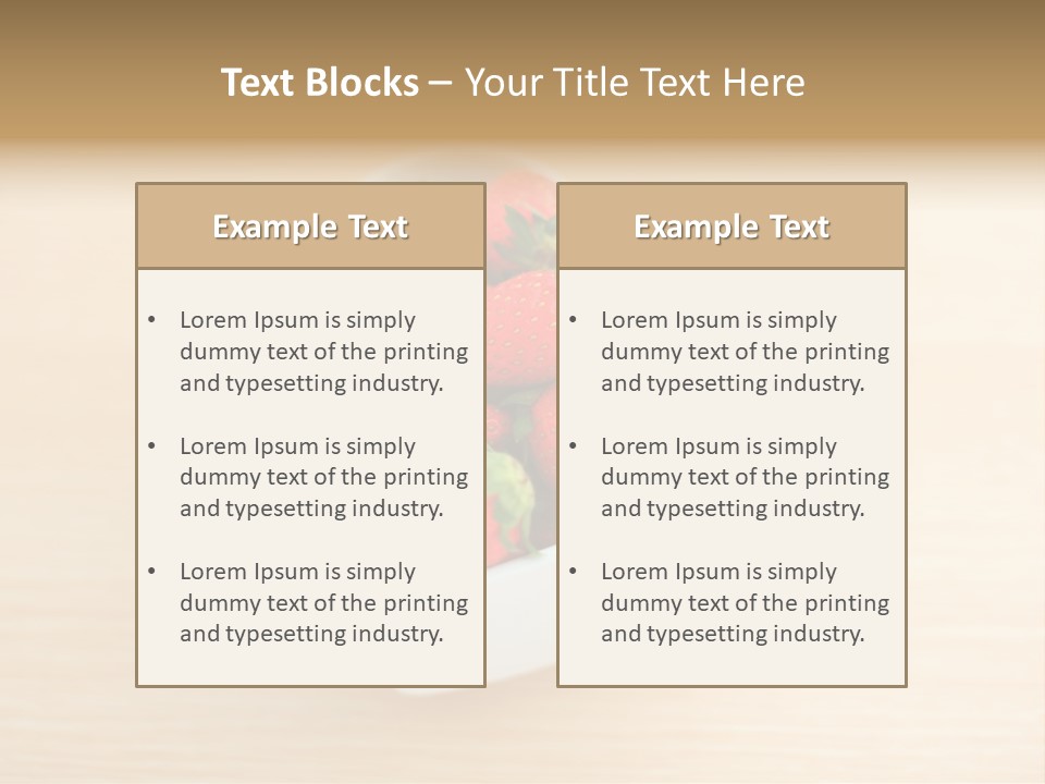 Fresh Brown Wooden PowerPoint Template