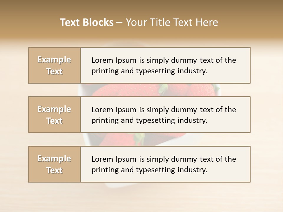 Fresh Brown Wooden PowerPoint Template