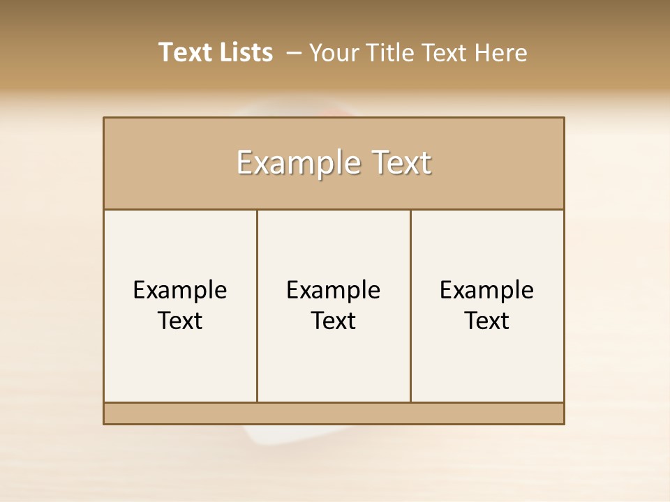 Fresh Brown Wooden PowerPoint Template