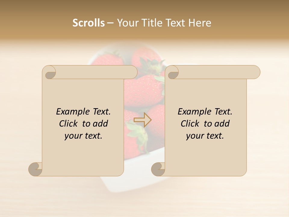 Fresh Brown Wooden PowerPoint Template