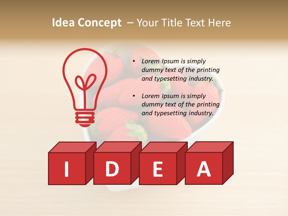 Fresh Brown Wooden PowerPoint Template