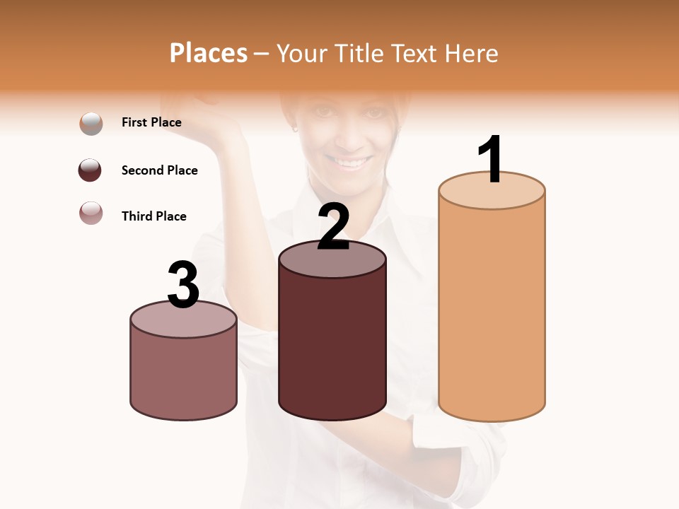 Turn Up People Blouse PowerPoint Template