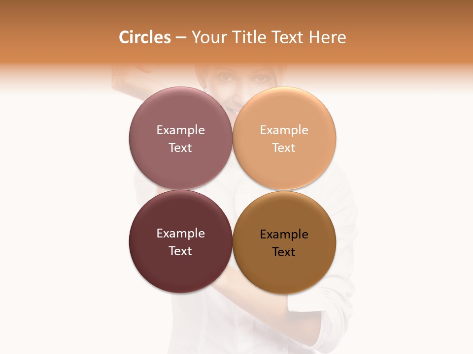 Turn Up People Blouse PowerPoint Template