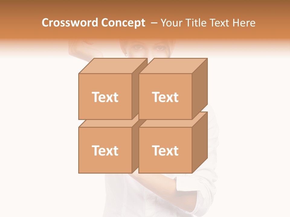 Turn Up People Blouse PowerPoint Template