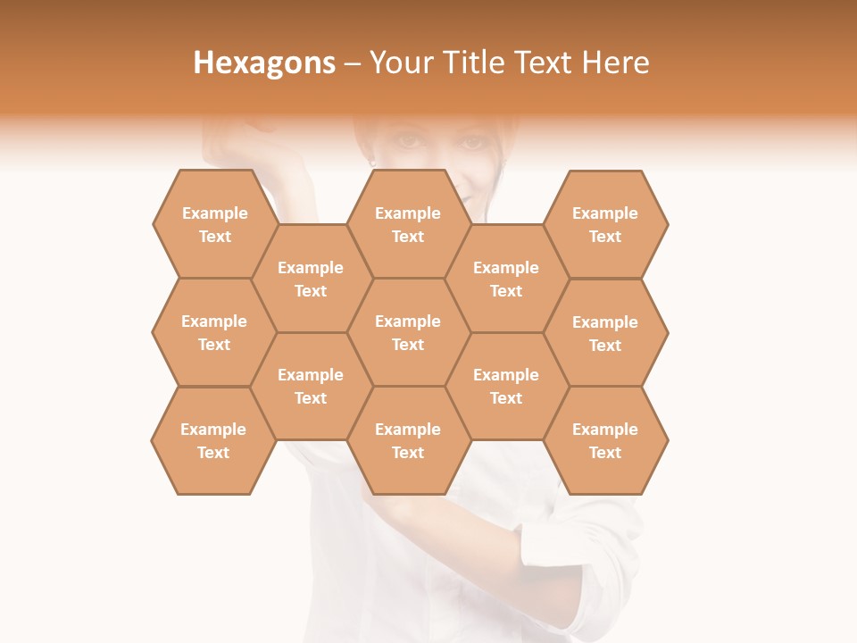 Turn Up People Blouse PowerPoint Template