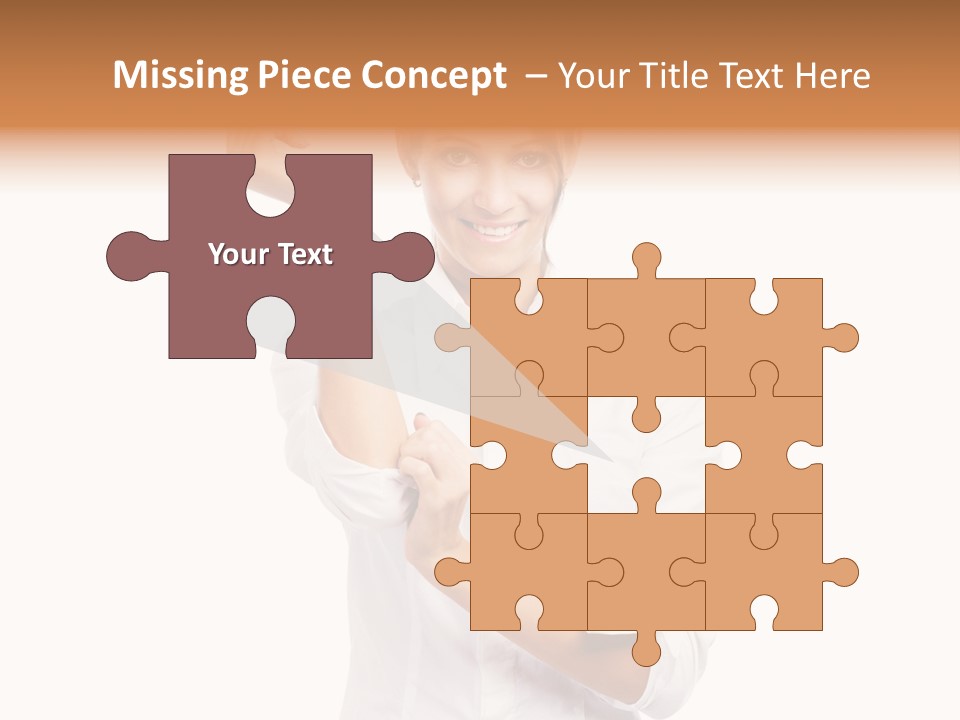 Turn Up People Blouse PowerPoint Template