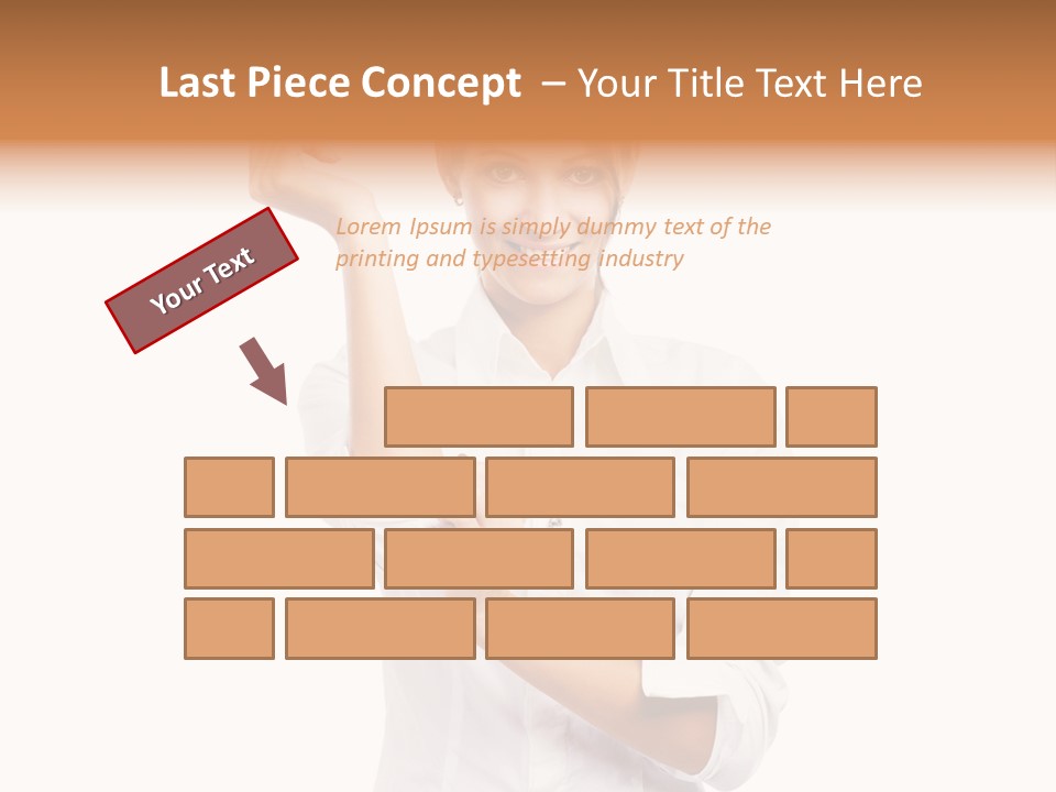 Turn Up People Blouse PowerPoint Template