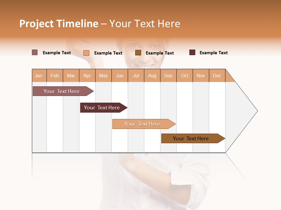 Turn Up People Blouse PowerPoint Template