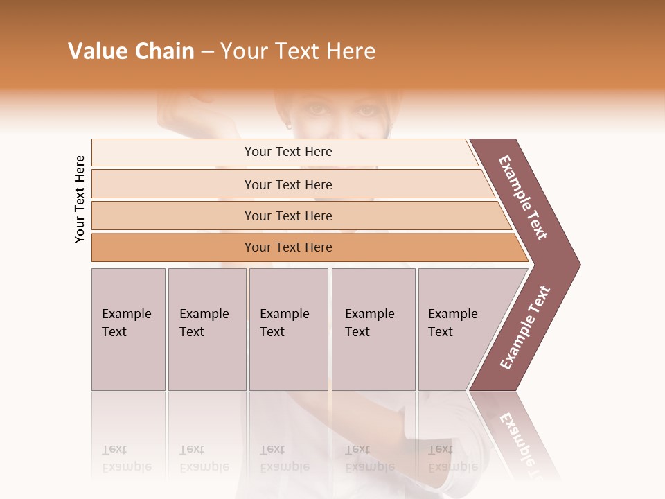 Turn Up People Blouse PowerPoint Template