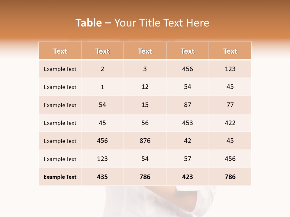 Turn Up People Blouse PowerPoint Template