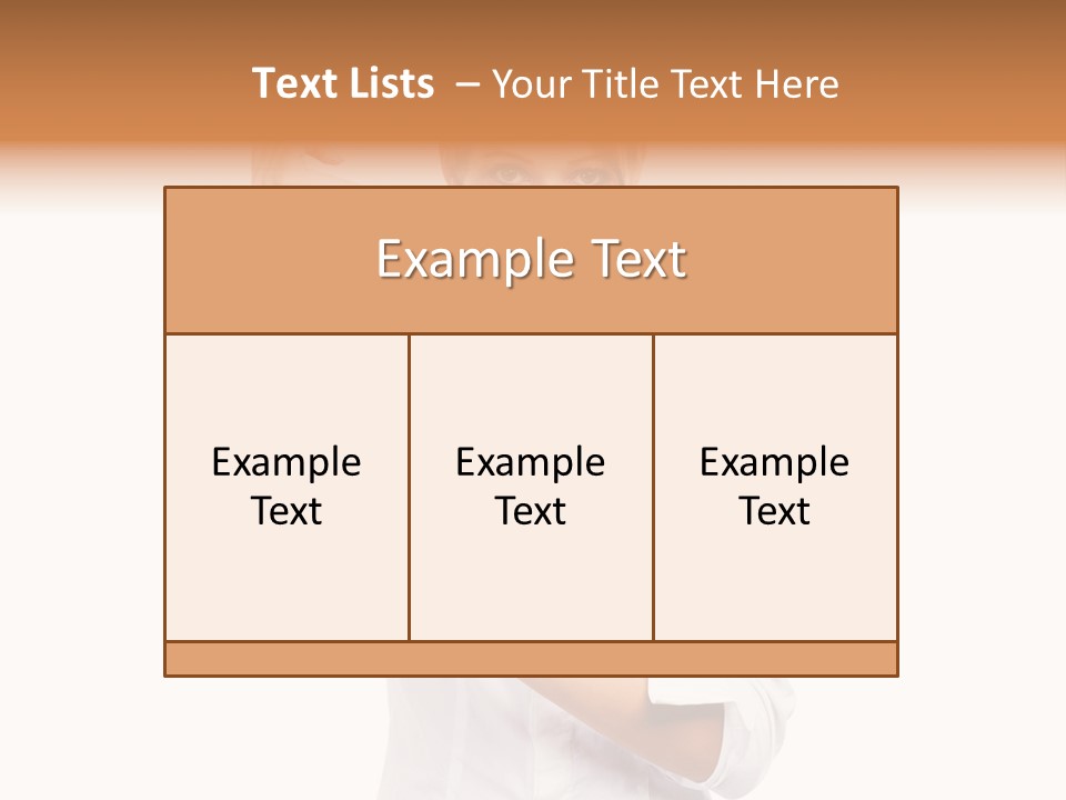 Turn Up People Blouse PowerPoint Template
