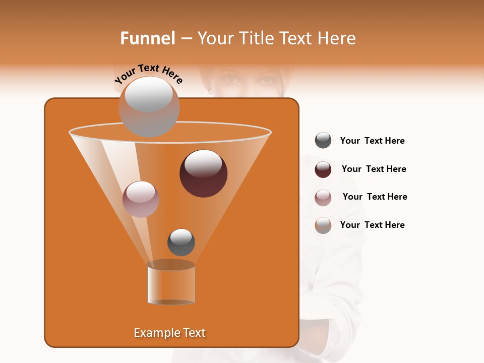 Turn Up People Blouse PowerPoint Template