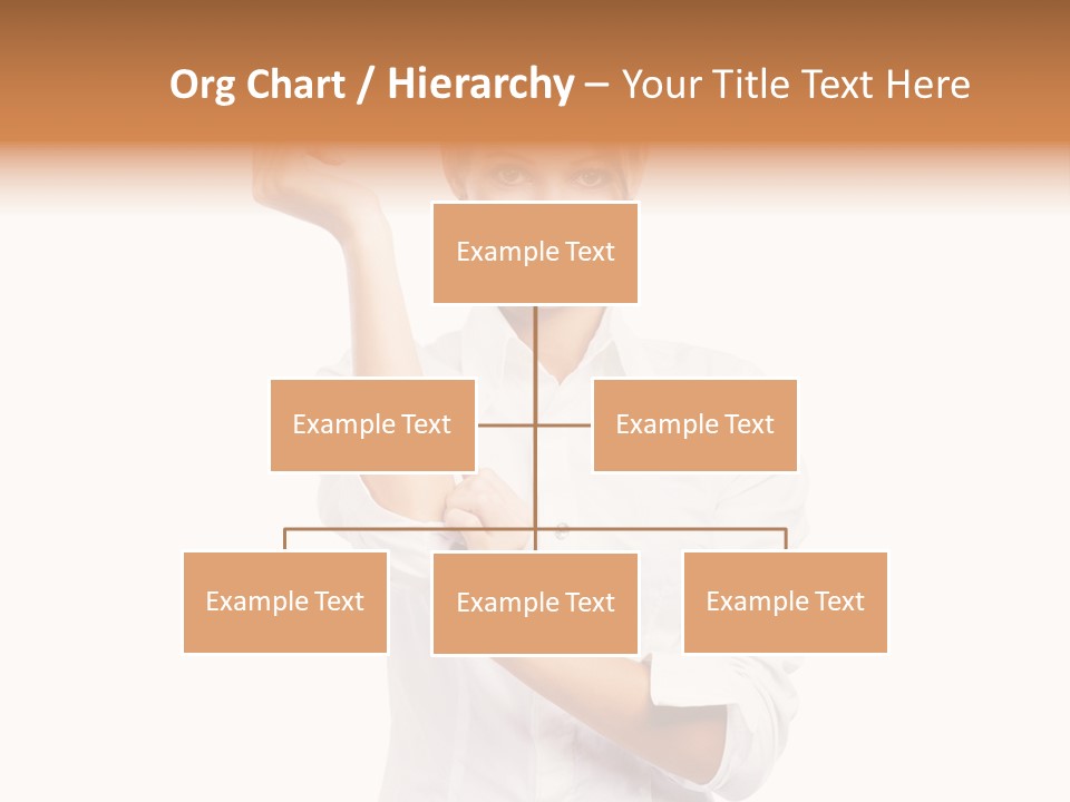 Turn Up People Blouse PowerPoint Template