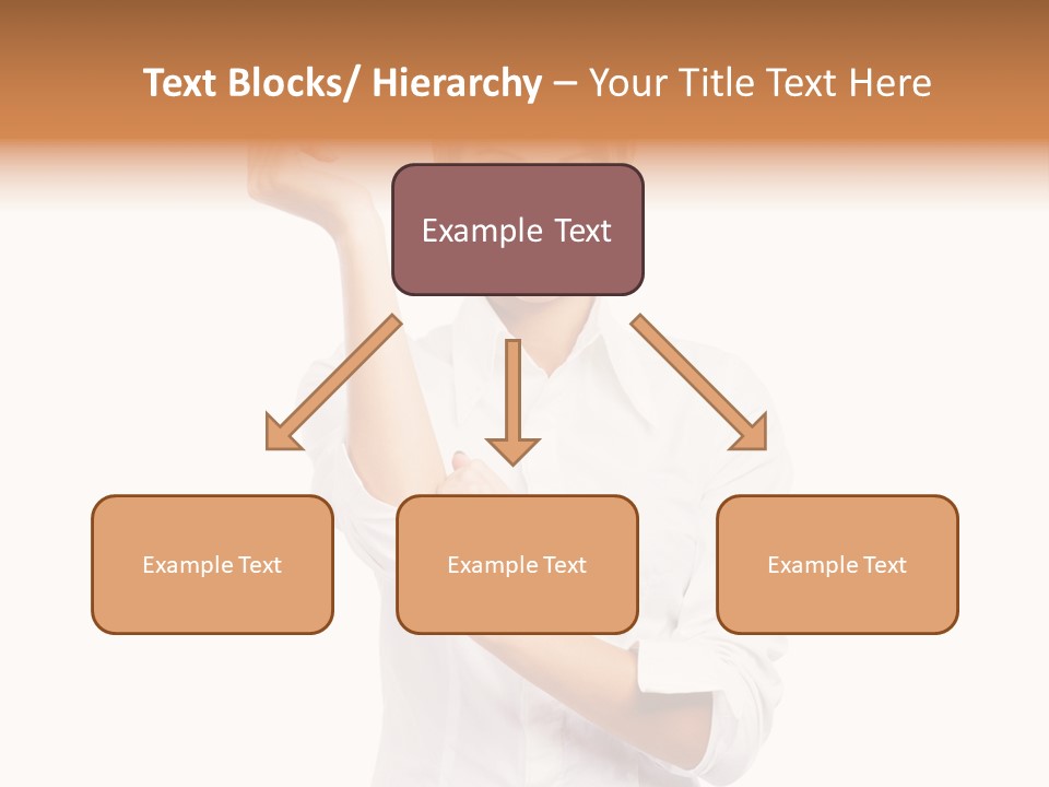 Turn Up People Blouse PowerPoint Template