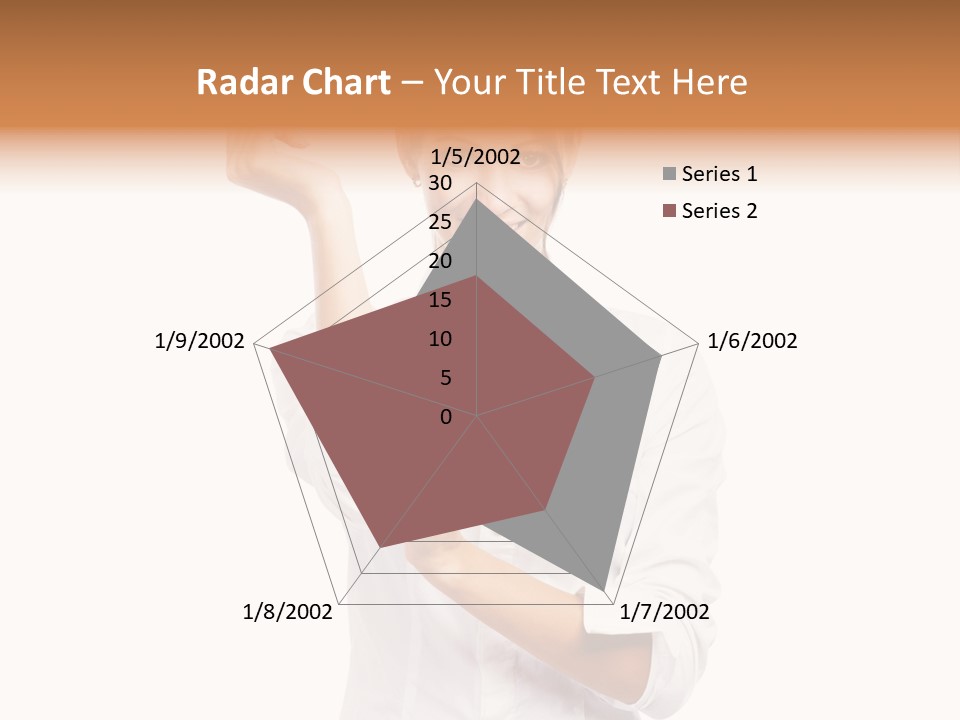 Turn Up People Blouse PowerPoint Template