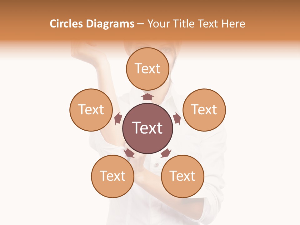 Turn Up People Blouse PowerPoint Template