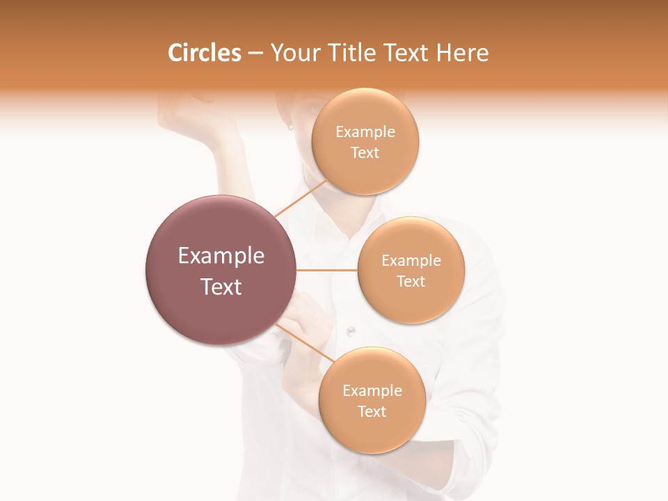 Turn Up People Blouse PowerPoint Template