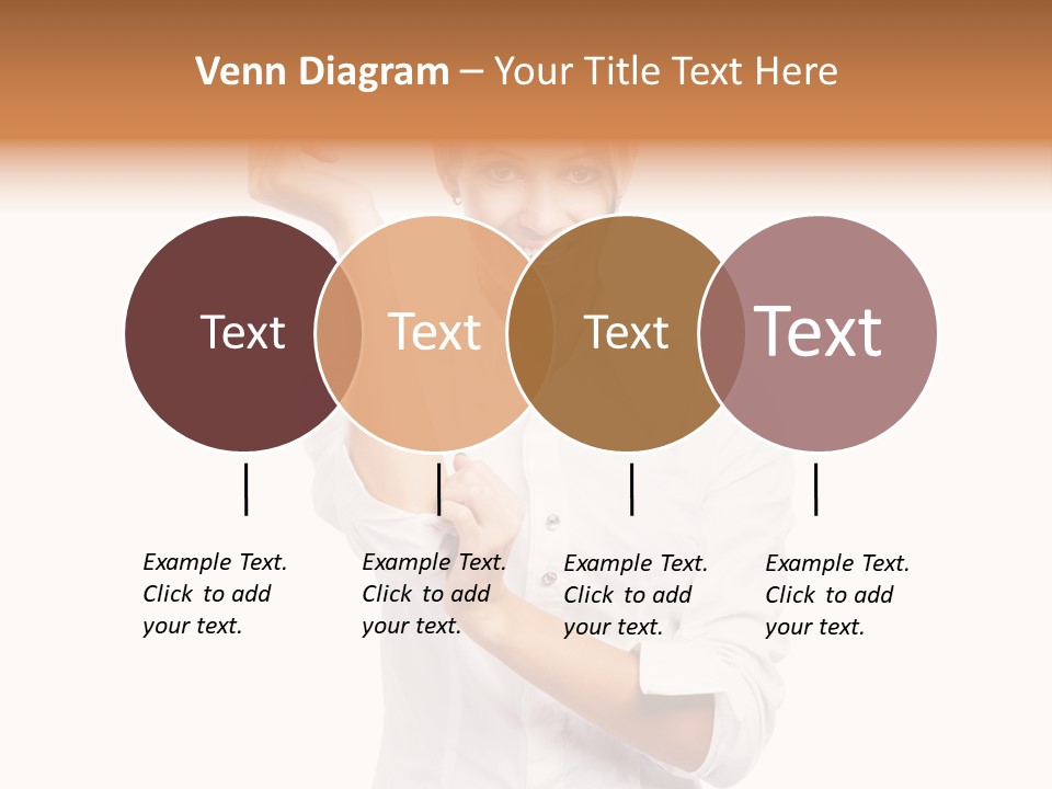 Turn Up People Blouse PowerPoint Template