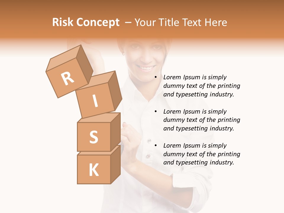 Turn Up People Blouse PowerPoint Template