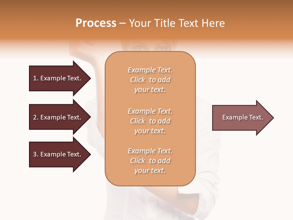 Turn Up People Blouse PowerPoint Template