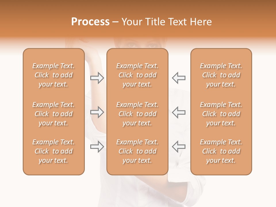 Turn Up People Blouse PowerPoint Template