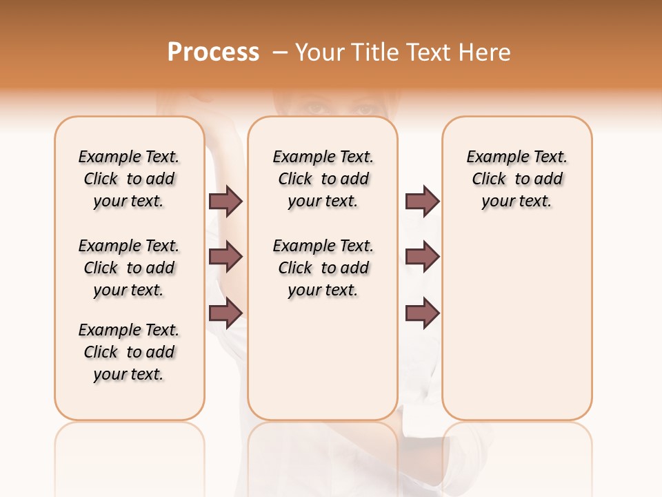 Turn Up People Blouse PowerPoint Template