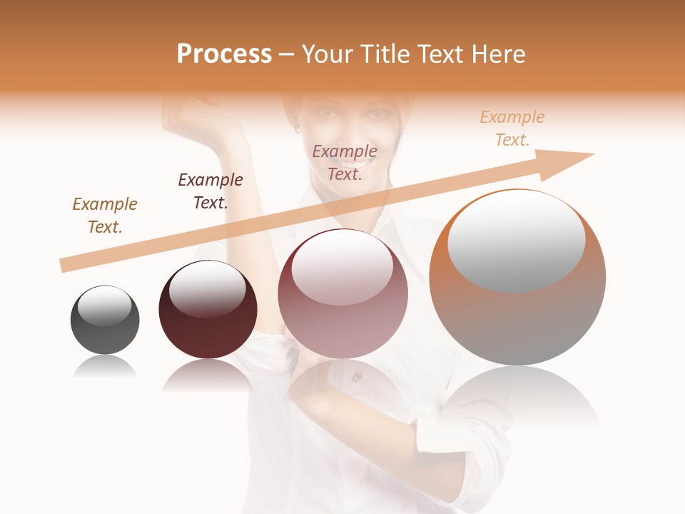 Turn Up People Blouse PowerPoint Template