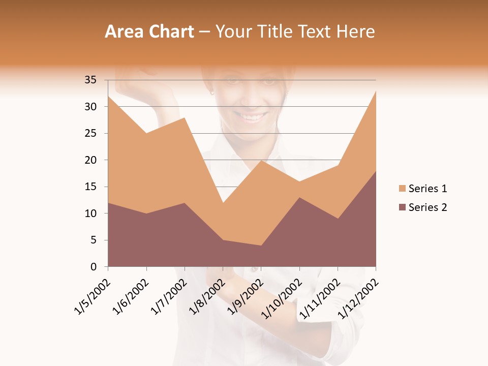 Turn Up People Blouse PowerPoint Template