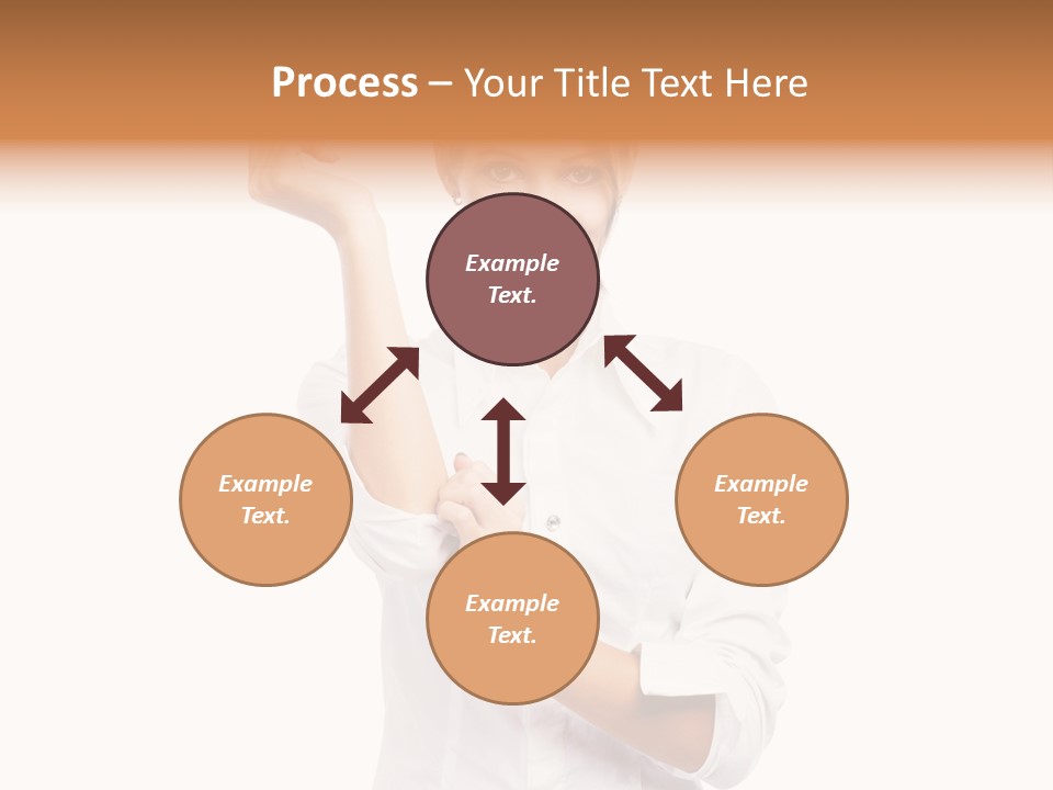 Turn Up People Blouse PowerPoint Template