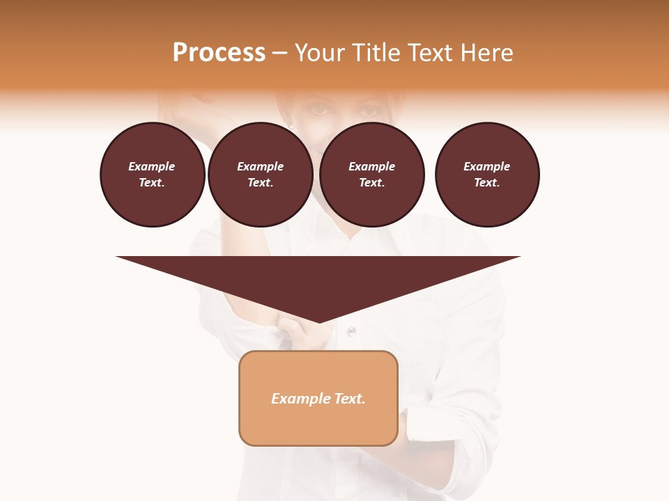 Turn Up People Blouse PowerPoint Template