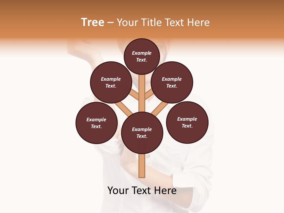 Turn Up People Blouse PowerPoint Template