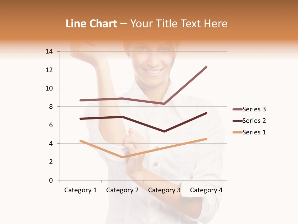 Turn Up People Blouse PowerPoint Template