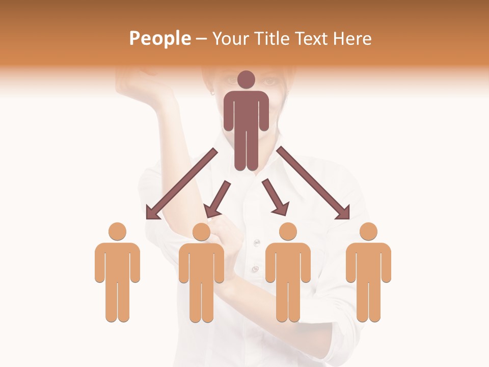 Turn Up People Blouse PowerPoint Template