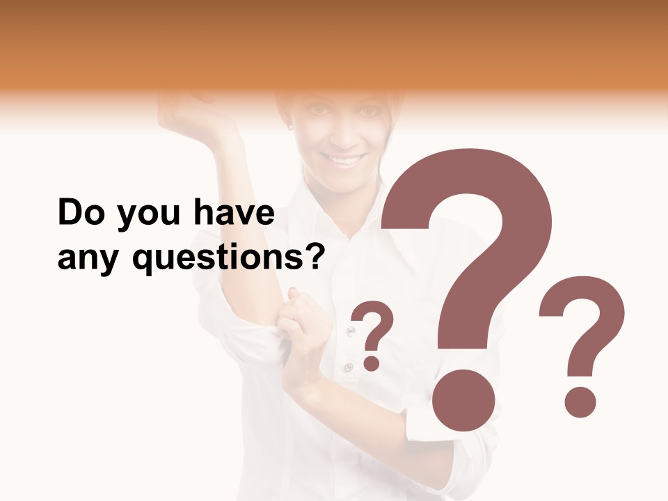 Turn Up People Blouse PowerPoint Template