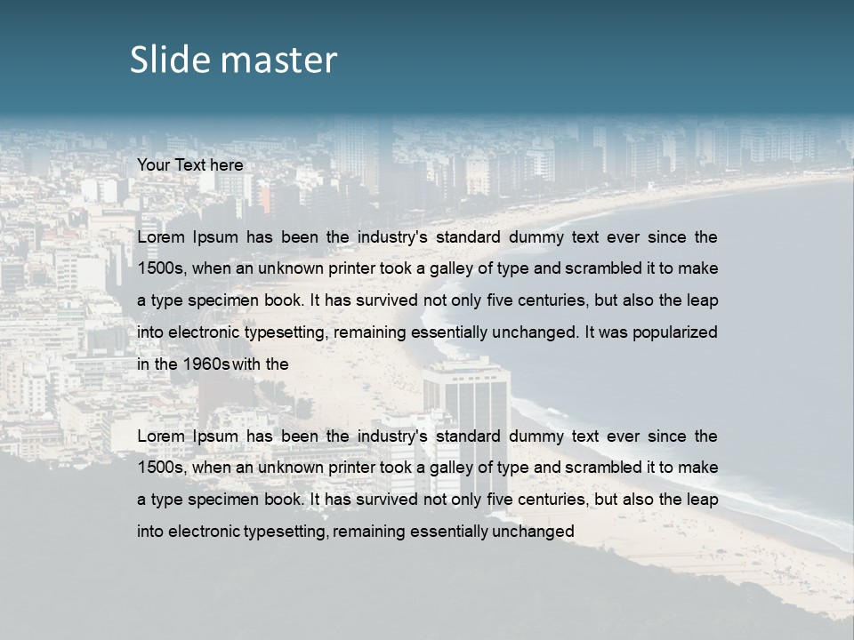 Tourism Exotic Nature PowerPoint Template