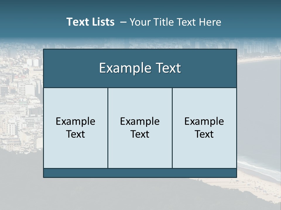 Tourism Exotic Nature PowerPoint Template