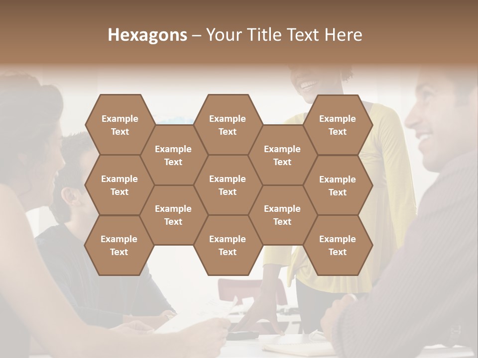 Casual Interracial Corporate PowerPoint Template