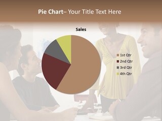 Casual Interracial Corporate PowerPoint Template