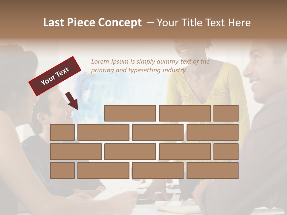 Casual Interracial Corporate PowerPoint Template