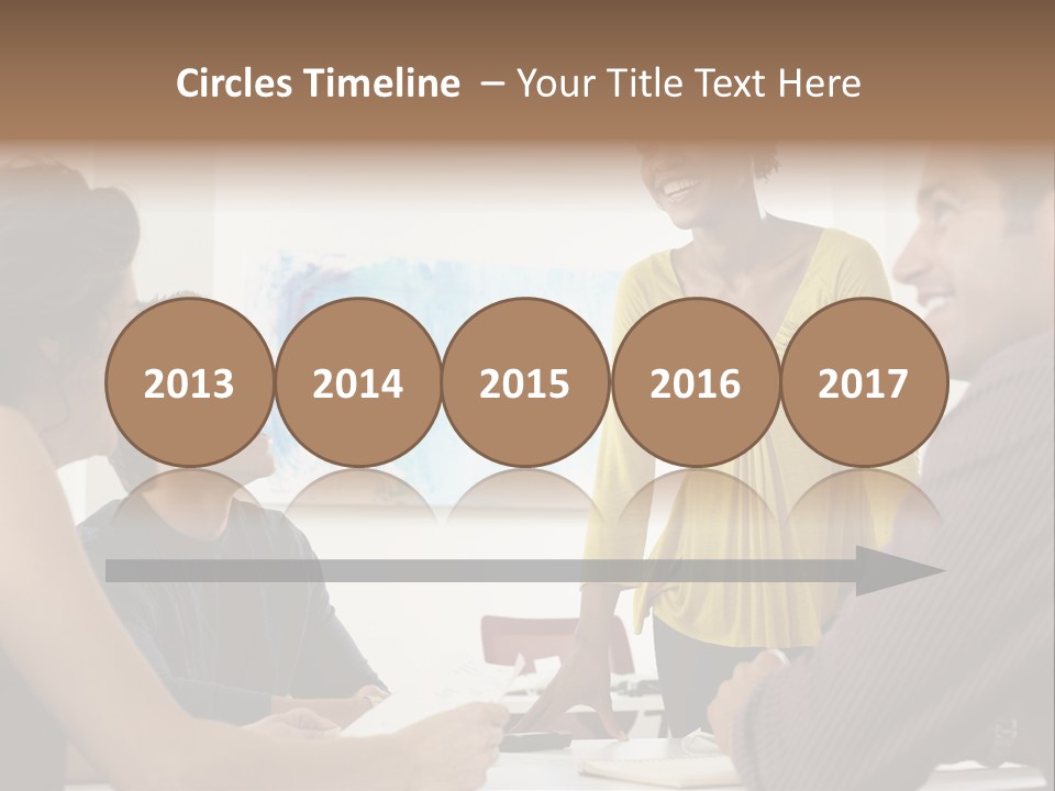 Casual Interracial Corporate PowerPoint Template