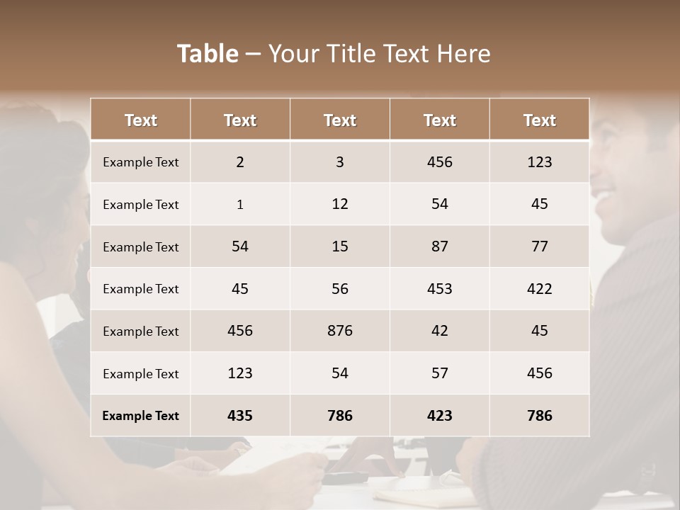 Casual Interracial Corporate PowerPoint Template