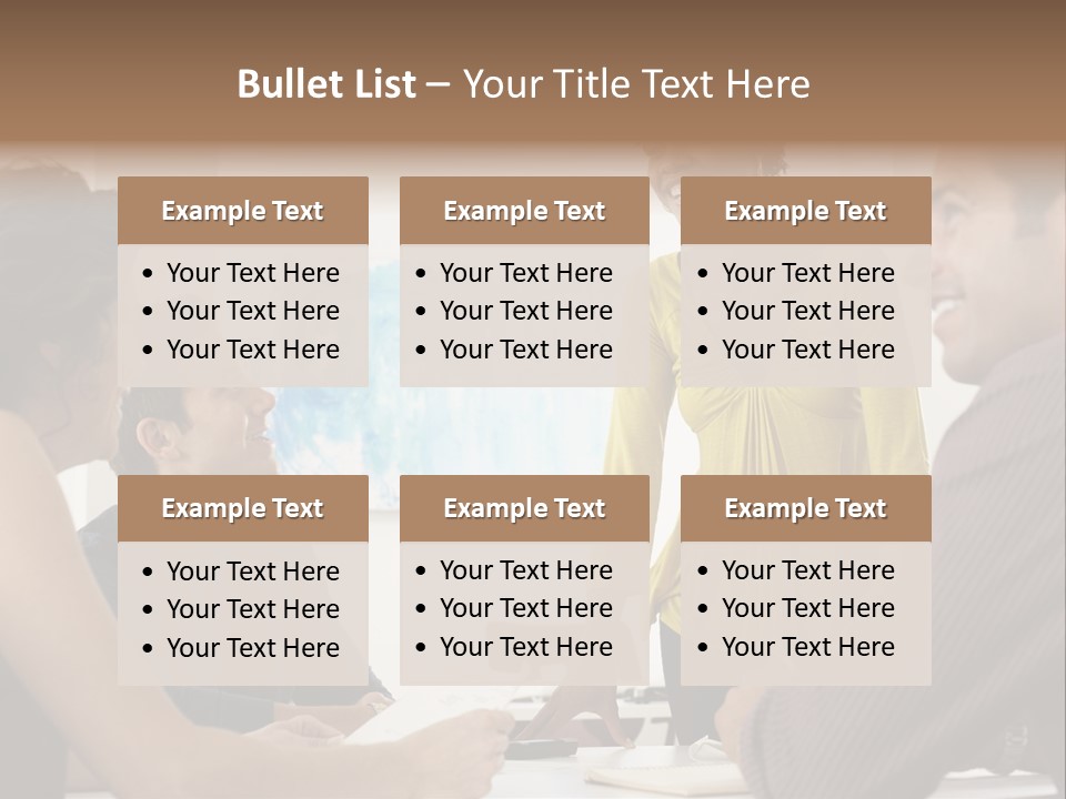 Casual Interracial Corporate PowerPoint Template